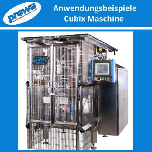 Anwendungsmöglichkeiten Cubix Maschine