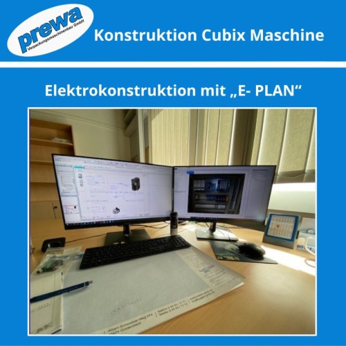 Elektrokonstruktion Cubix Verpackungsmaschine