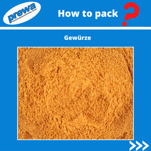 How to pack Gewürze