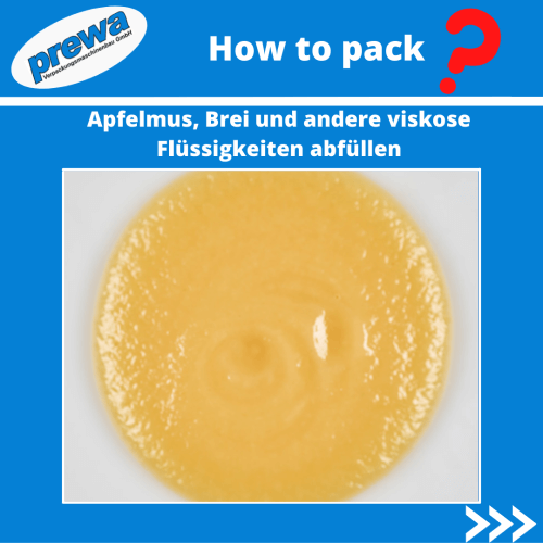How to pack Apfelmus und Brei
